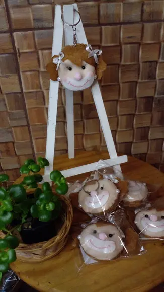 Chaveiro Feltro Palhacinha