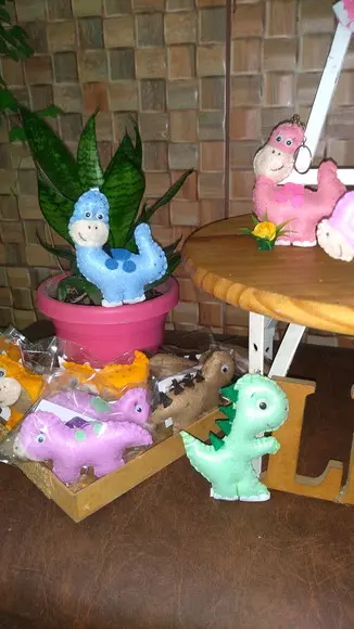 Chaveiros Dinossauro Em Feltro