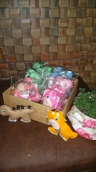 Chaveiros Dinossauro Em Feltro