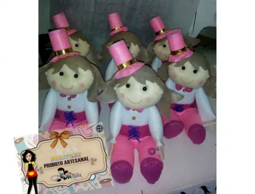 Circo rosa - centro de mesa