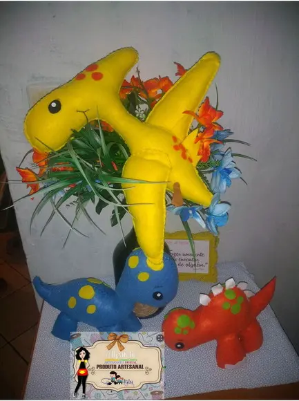 Dinossauros - Feltro