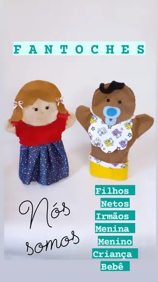 Fantoche em Feltro - Família
