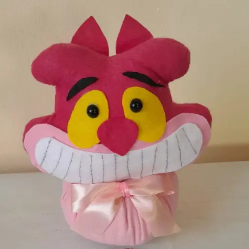 Gato Risonho Peso de Porta