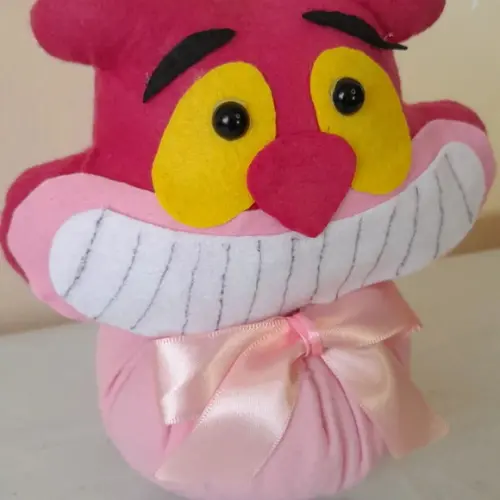Gato Risonho Peso de Porta