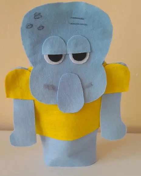 Kit 10 - Fantoche em Feltro - Bob Esponja e Amigos