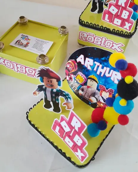Kit 10 - Caixa Cenário Metal Roblox