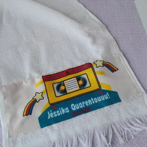 Kit 10 - Toalhas de Mão Sublimada - Anos 80