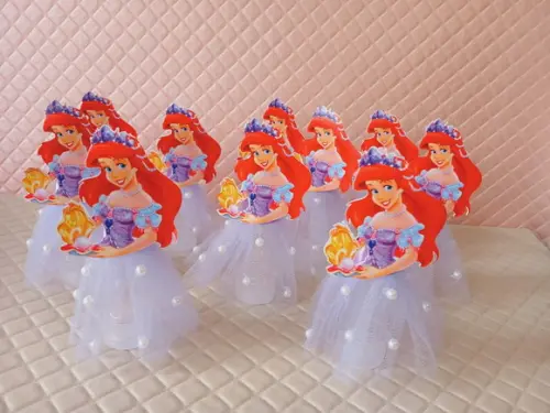 Kit 10 - Tubetes Ariel Pequena Sereia
