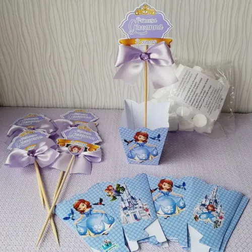 Kit 10 Cachepô Centro de Mesa Luxo - Princesa Sofia