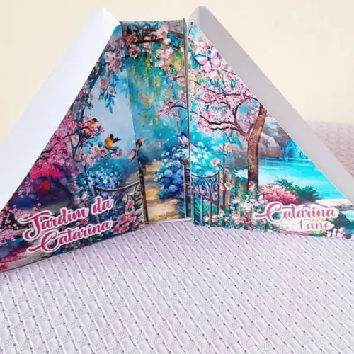 Kit 10 Cachepô e Porta Guardanapos Centro de Mesa - Tik Tok