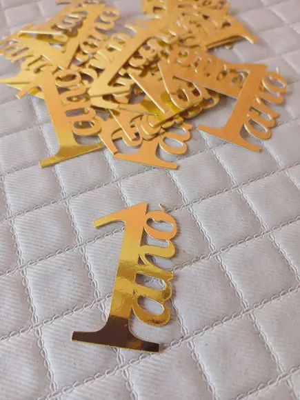 Kit 100 - Nomes e Idade em Lamicote - Apliques