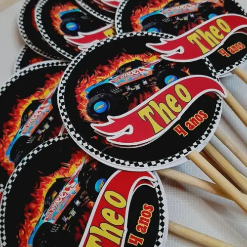 Kit 15 - Cachepô Centro de Mesa Hotwheels