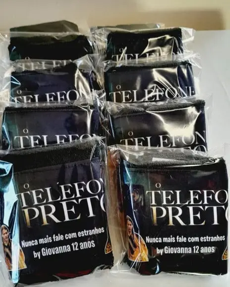 Kit 15 - Toalhas de Mão Sublimada - o Telefone Preto