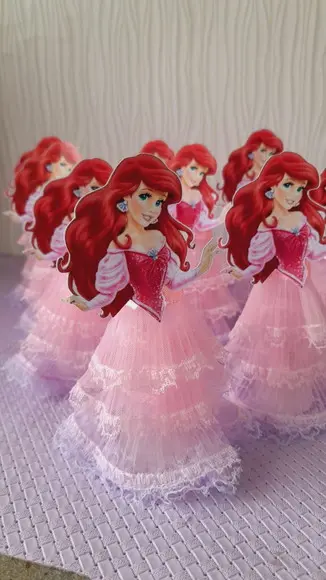 Kit 15 - Tubetes Ariel Pequena Sereia
