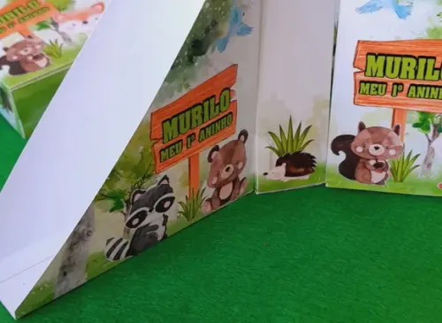 Kit 20 - Porta Guardanapos - Bosque Menino