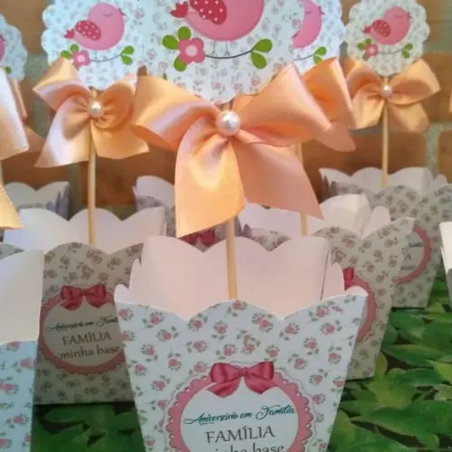 Kit 20 Cachepô Básico - Jardim Encantado Passarinho