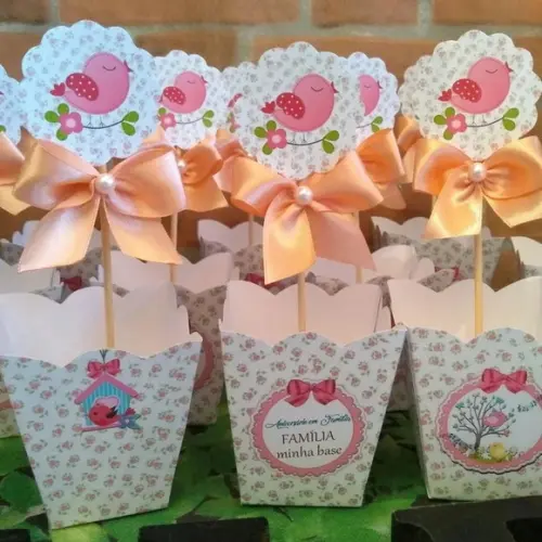 Kit 20 Cachepô Básico - Jardim Encantado Passarinho