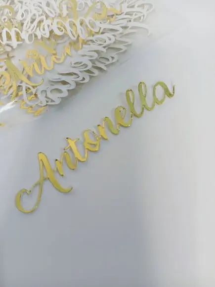 Kit 200 - Nomes em Lamicote - Aplique