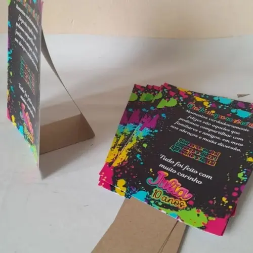Kit 22 Display Mesa - Placa de Agradecimento Neon