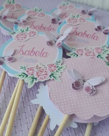 Kit 25 Cachepô Centro de Mesa Básico Jardim das Borboletas02