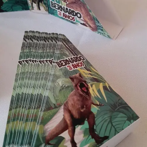 Kit 30 - Porta Guardanapos Dinossauro Jurassic Park