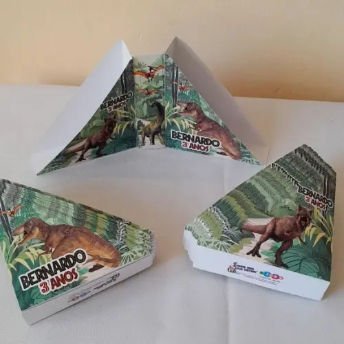 Kit 30 - Porta Guardanapos Dinossauro Jurassic Park