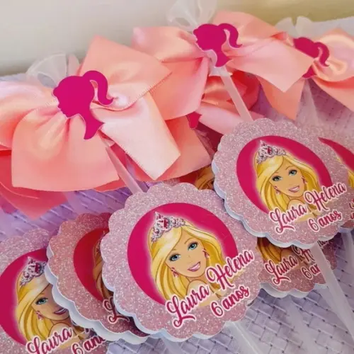 Kit 30 - Vareta Pega Balão Personalizada