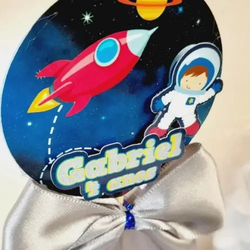 Kit 40 - Cachepo Centro de Mesa - Astronauta