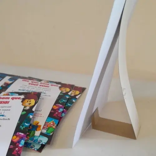 Kit 60 - Display Mesa - Placa de Agradecimento Roblox