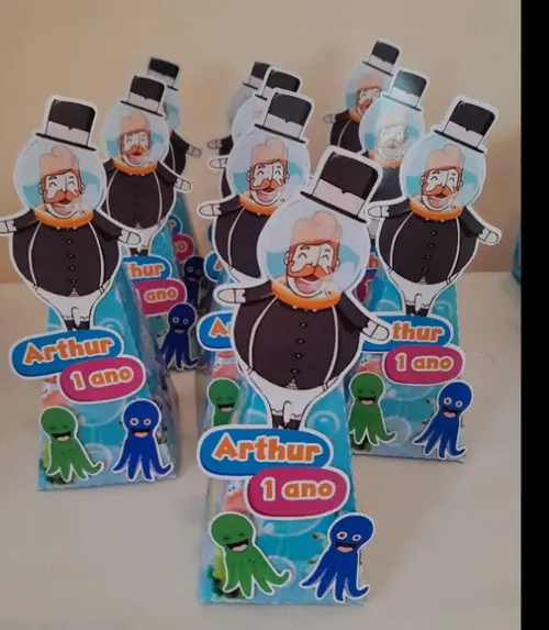 Kit 60 Personalizados 3d