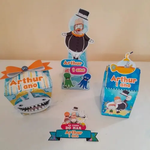 Kit 60 Personalizados 3d