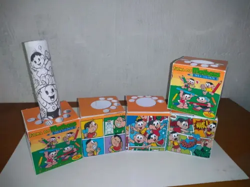 Kit Colorindo Caixa Cubo + Desenhos