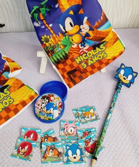 Kit com - 10 Kit Diversão - Sonic