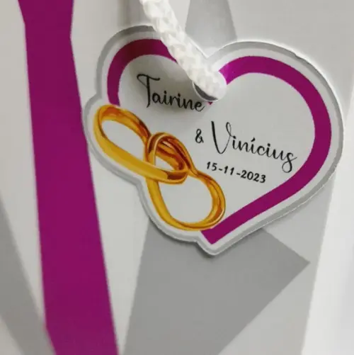 Kit com 10 Bolsinha Casamento