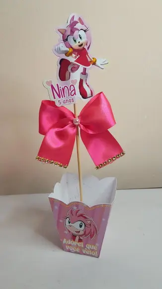Kit com 10 Cachepô Centro de Mesa - Amy Rose Luxo