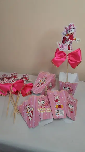 Kit com 10 Cachepô Centro de Mesa - Amy Rose Luxo