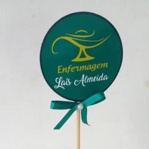 Kit com 10 Cachepô Centro de Mesa - Enfermagem