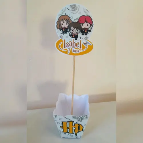 Kit com 10 Cachepô Centro de Mesa - Harry Potter Modelo 02