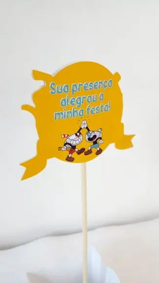 Kit com 10 Cachepot Centro de Mesa - Cuphead