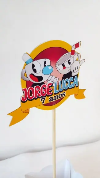 Kit com 10 Cachepot Centro de Mesa - Cuphead