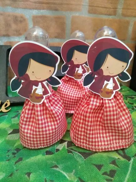 Kit com 10 Chapeuzinho Vermelho - Tubete
