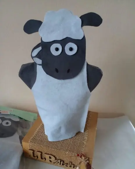 Kit com 10 Fantoche Shaun, o Carneiro.