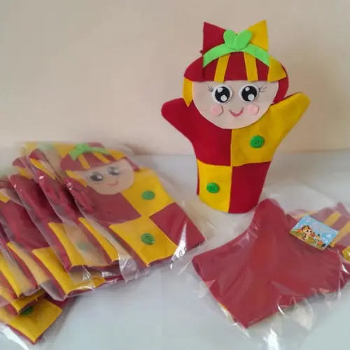 Kit com 10 Fantoche em Feltro - Emília