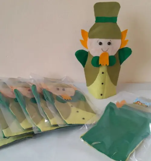 Kit com 10 Fantoche em Feltro - Visconde de Sabugosa