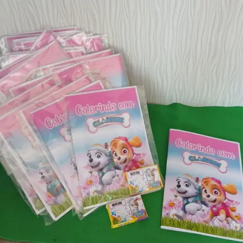 Kit com 10 Kit Colorindo - Patrulha Canina