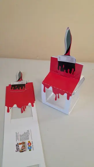Kit com 10 Lapela para Caixa Acrílica - Pintando o Sete