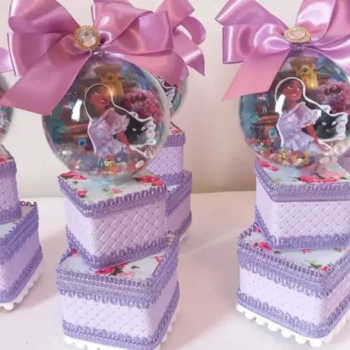 Kit com 10 Porta Jóias Luxo - Encanto