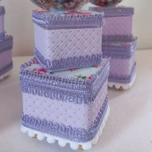 Kit com 10 Porta Jóias Luxo - Encanto
