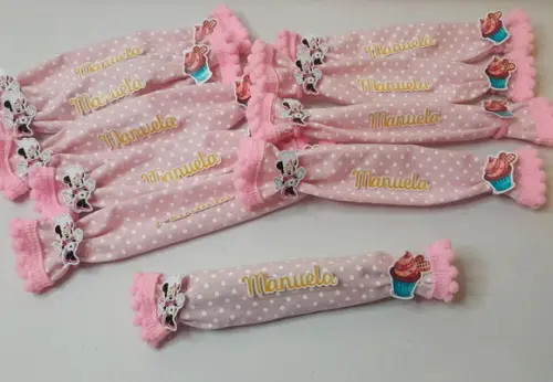 Kit com 10 Porta Jujuba Luxo Minnei