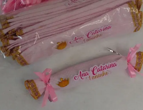 Kit com 10 Porta Jujuba Luxo Princesas